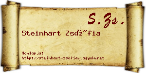 Steinhart Zsófia névjegykártya